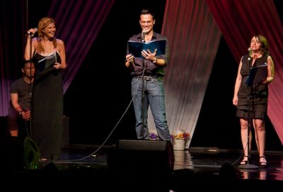 Kristen Johnston, Cheyenne Jackson and Rachel Dratch Photo