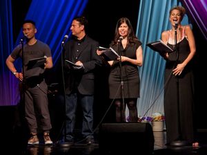 B.D. Wong, Eugene Pack, Dayle Reyfel and Kristen Johnston @ BroadwayWorld B.D. Wong, Eugene Pack, Dayle Reyfel and Kristen Johnston Photo