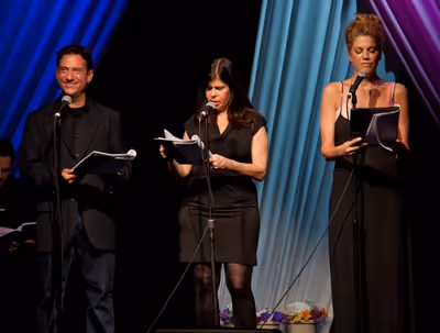 Eugene Pack, Dayle Reyfel and Kristen Johnston Photo