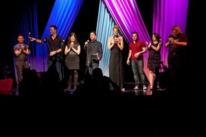 B.D. Wong, Cheyenne Jackson, Dayle Reyfel, Eugene Pack, Kristen Johnston, Mario Cantone, Rachel Dratch and Bruce Vilanch @ BroadwayWorld B.D. Wong, Cheyenne Jackson, Dayle Reyfel, Eugene Pack, Kristen Johnston, Mario Canto Photo