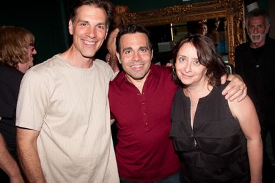 Angelo Fraboni, Mario Cantone and Rachel Dratch Photo
