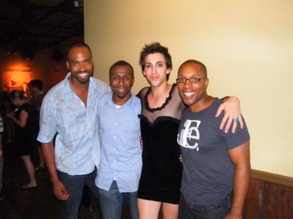 Marti Gould Cummings with Nathan Seven Scott and The Lion King's Cornelius Jones Jr at Opening Night of Dixon Place's Hot Festival: Take the Mic