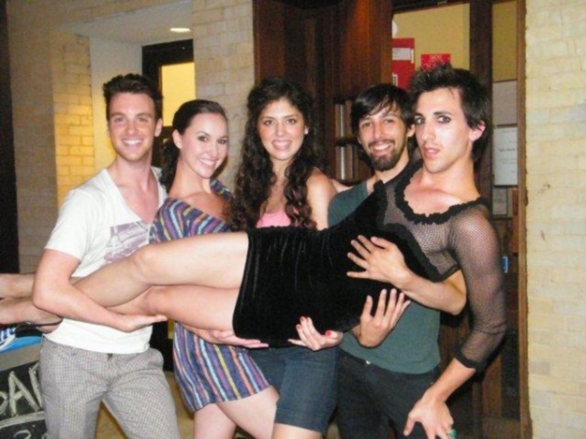 Marti Gould Cummings with Jimmy Burgio and The Jimmy Burgio Dancers at 