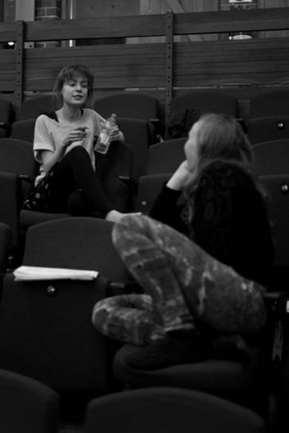 Karen Burns in conversation at 