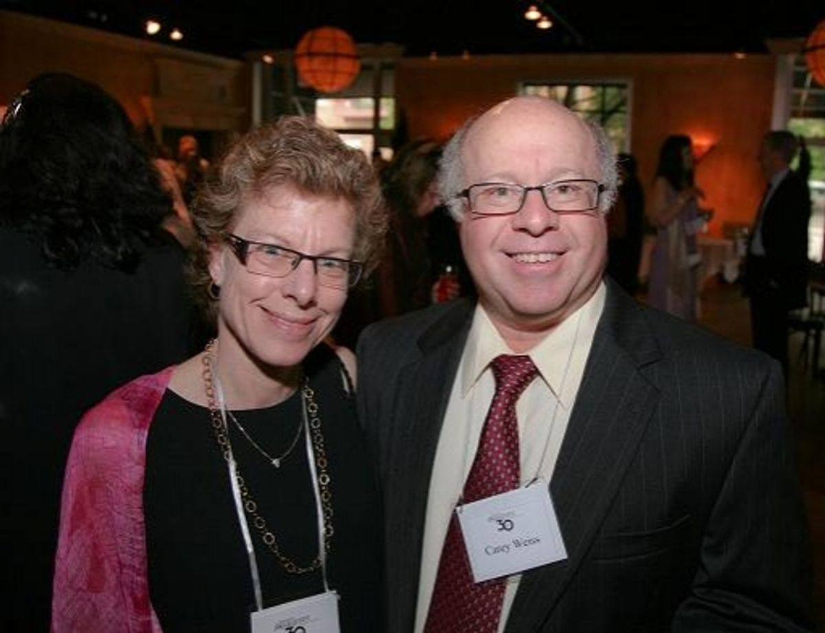 Karen Pierce and Carey Weiss at 