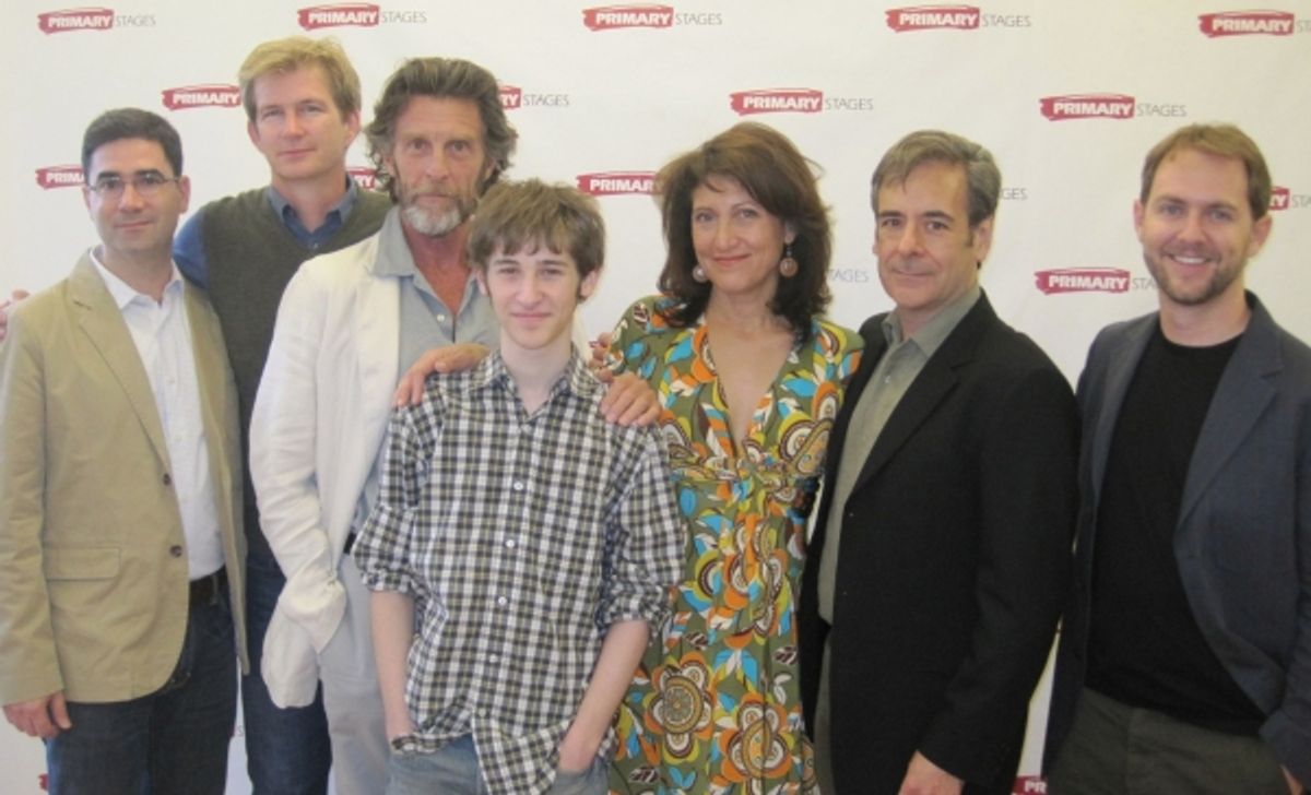 Jonathan Tolins (playwright), Bill Brochtrup, John Glover, Noah Robbins, Amy Aquino, Mark Nelson, Matt Shakman (director) at 