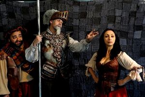 Richard Ruiz, Richard Todd Adams and  Natascia Diaz Photo