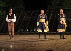 Hamish Linklater, Max Wright, and Jesse Tyler Ferguson Photo