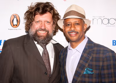 Oskar Eustis and Ruben Santiago-Hudson Photo