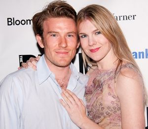 Lily Rabe and her brother Michael Photo
