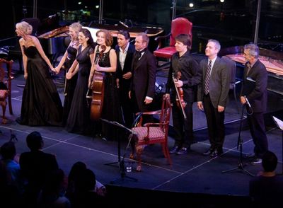Trudie Styler, Natasha Paremski, Camille Zamora, Nina Kotova, Nathan Gunn, Sting, Jos Photo