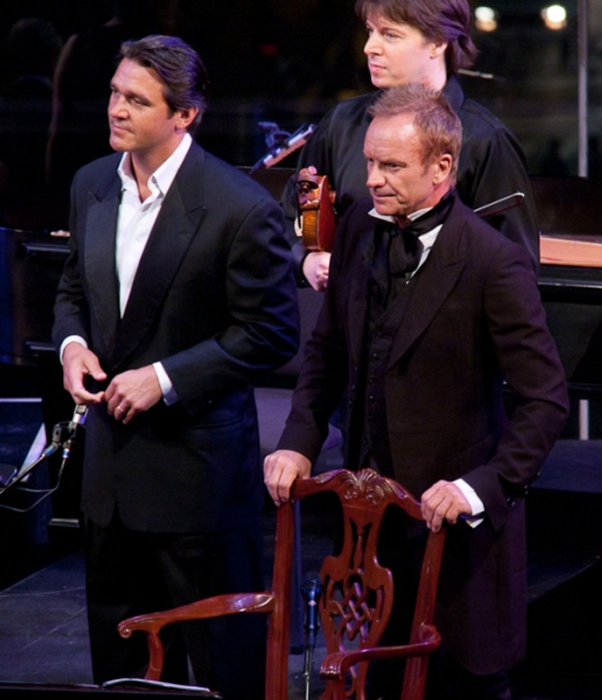 Nathan Gunn, Joshua Bell, and Sting at 