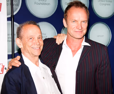 Joel Gray and Sting Photo