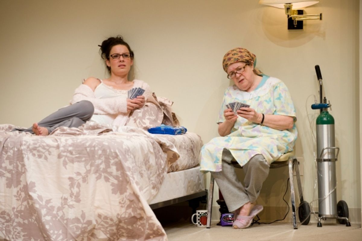 Kate Arrington with Marylouise Burke at 