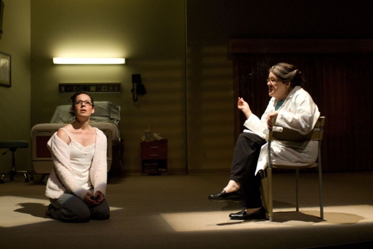 Kate Arrington with Marylouise Burke at 