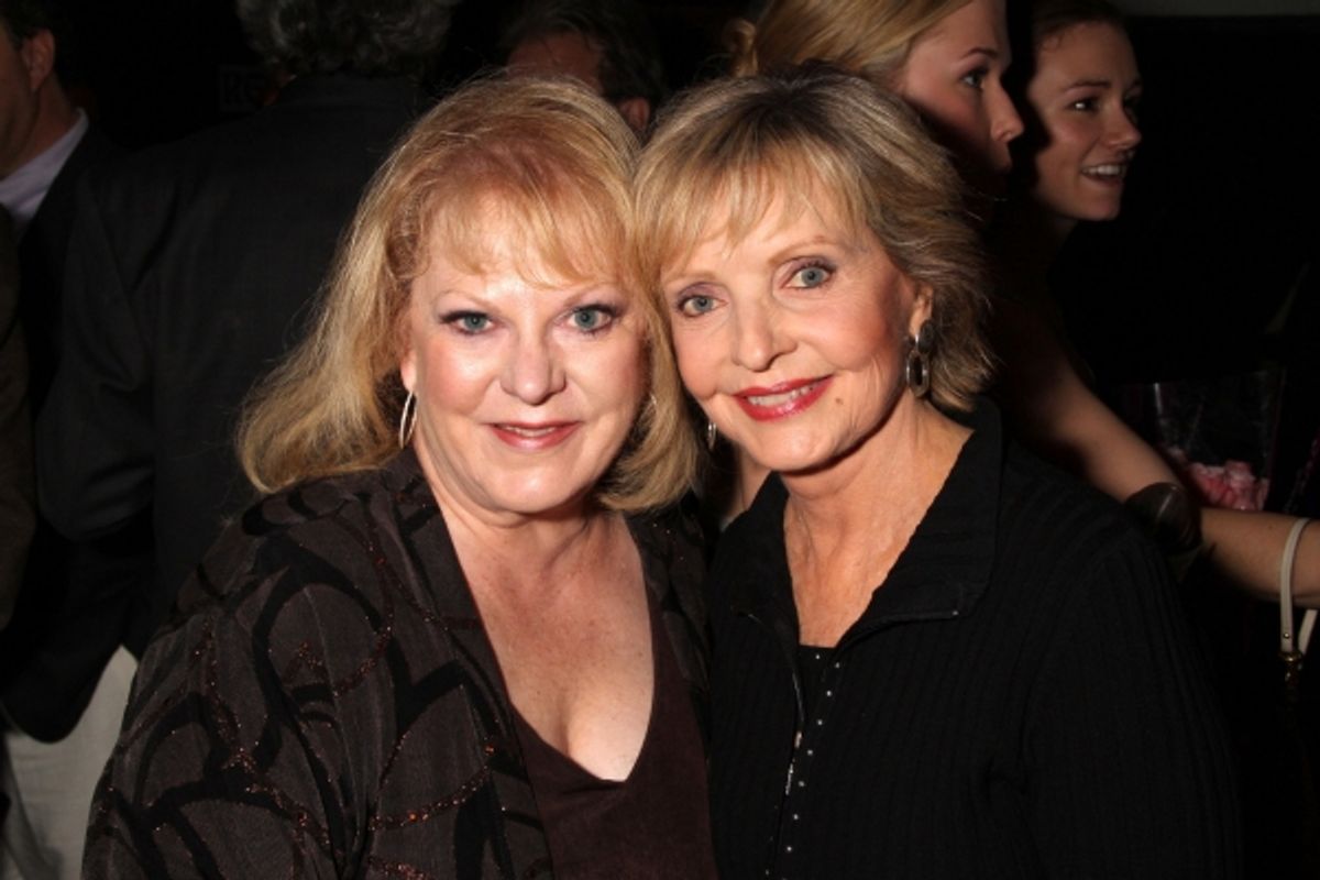 Gay Blackstone and Florence Henderson at 