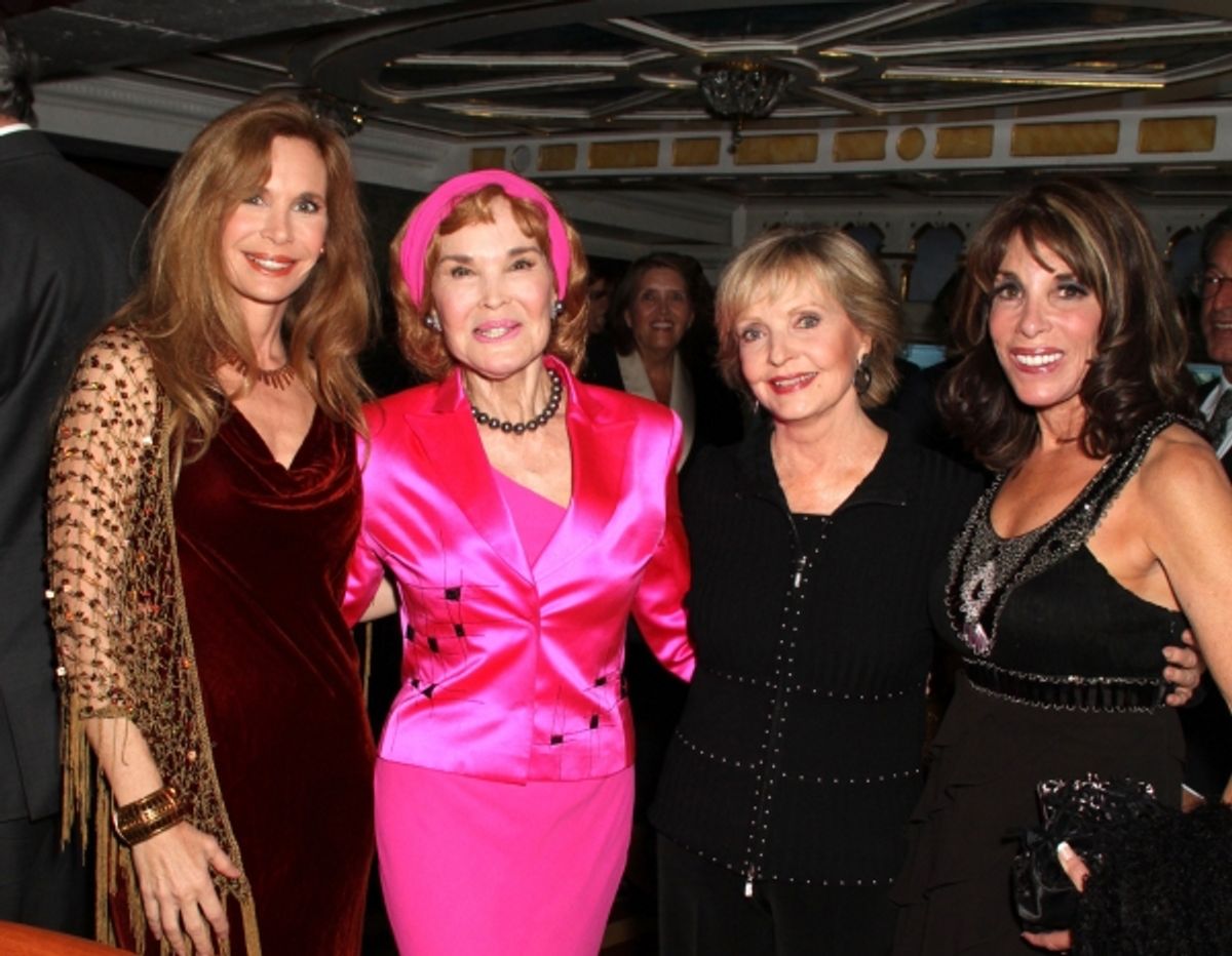 Mary Crosby, Kathryn Crosby, Florence Henderson and Kate Linder at 