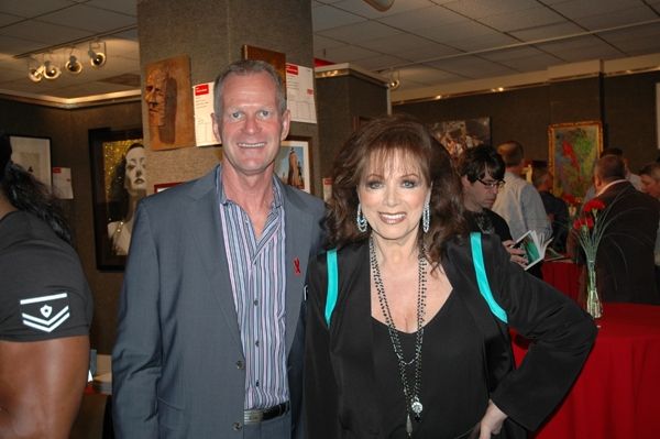 Craig E. Thompson and Jackie Collins Photo