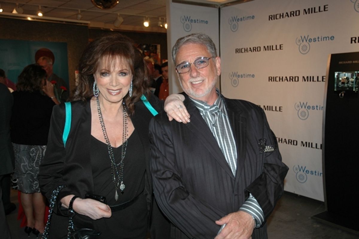 Jackie Collins and Barry Krost at 