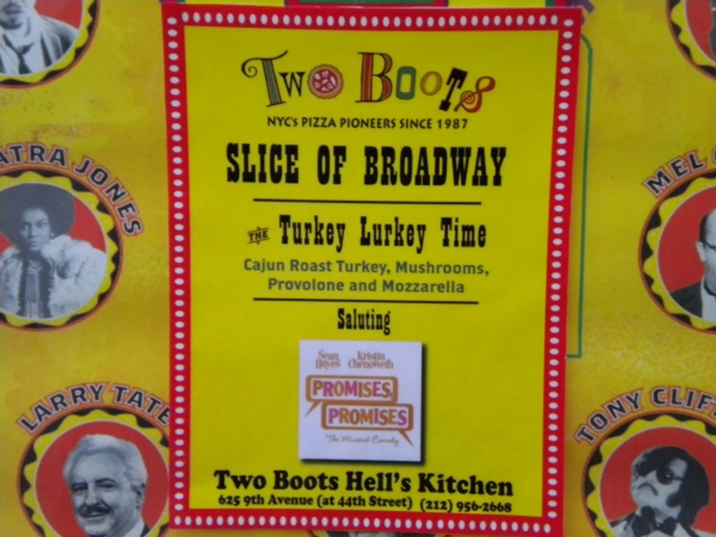 Photo Flash: Two Boots Celebrates PROMISES, PROMISES With A Slice Of Broadway  Image