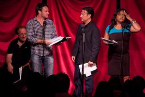 Alan Zweibel, Will Forte, Eugene Pack and Sherri Shepherd @ BroadwayWorld Alan Zweibel, Will Forte, Eugene Pack and Sherri Shepherd Photo
