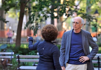 Wanda Sykes and Larry David Photo
