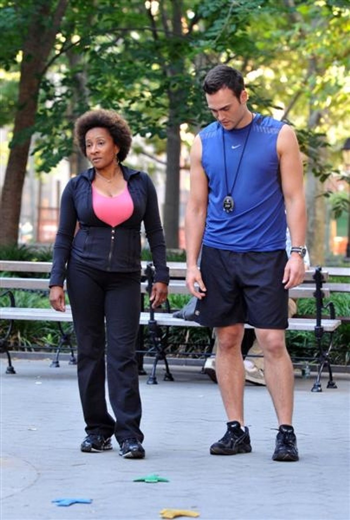 Wanda Sykes and Cheyenne Jackson at 