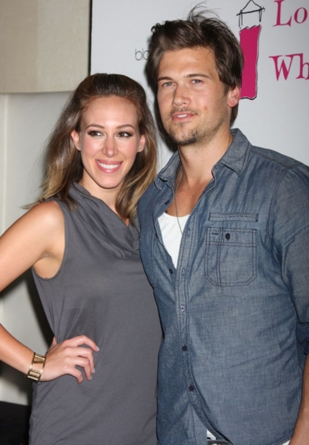 Haylie Duff and Nick Zano at 