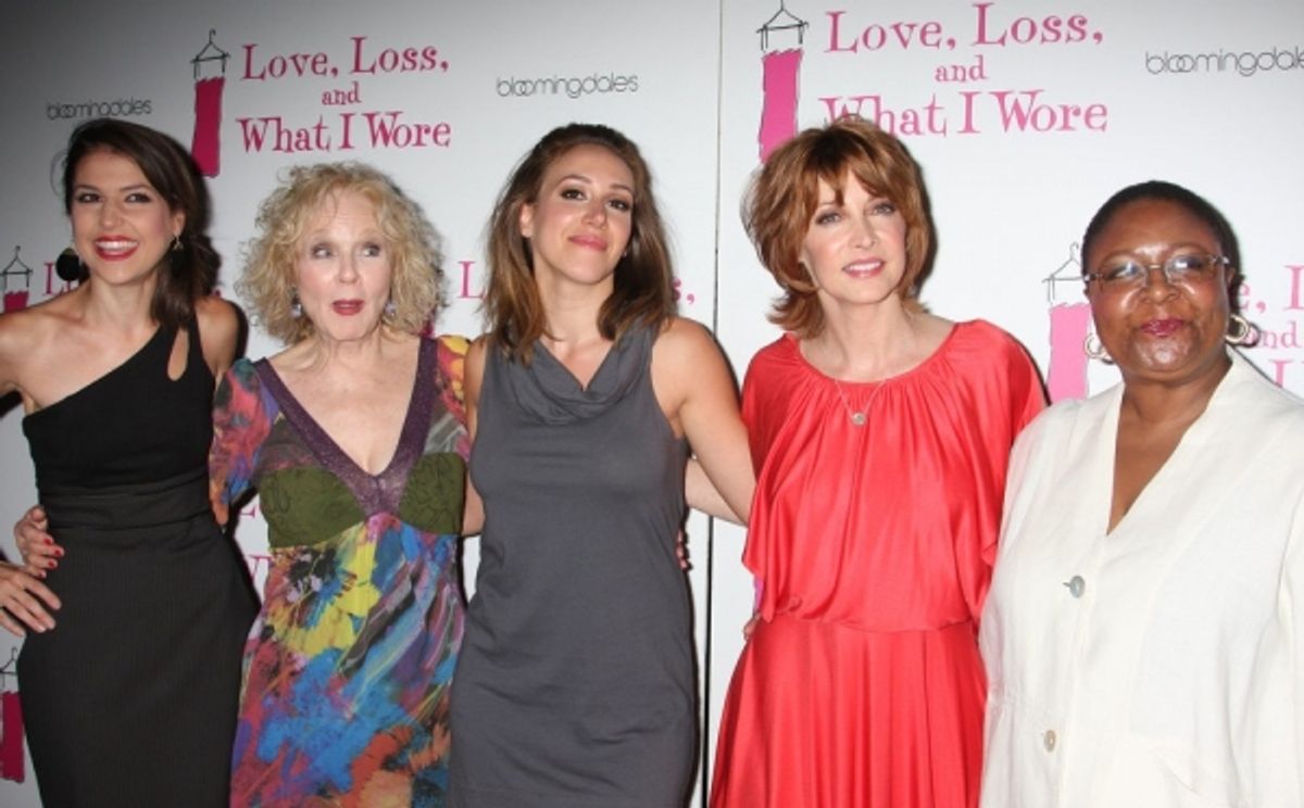 Ashley Austin Morris, Penny Fuller, Haylie Duff, Sharon Lawrence, and Myra Lucretia Taylor at 