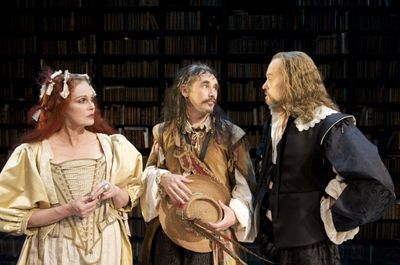 The Princess (Joanna Lumley), Valere (Mark Rylance) and Elomire (David Hyde Pierce) i Photo