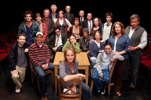 Helen Hunt with Cast out OUR TOWN @ BroadwayWorld Helen Hunt with Cast out OUR TOWN Photo
