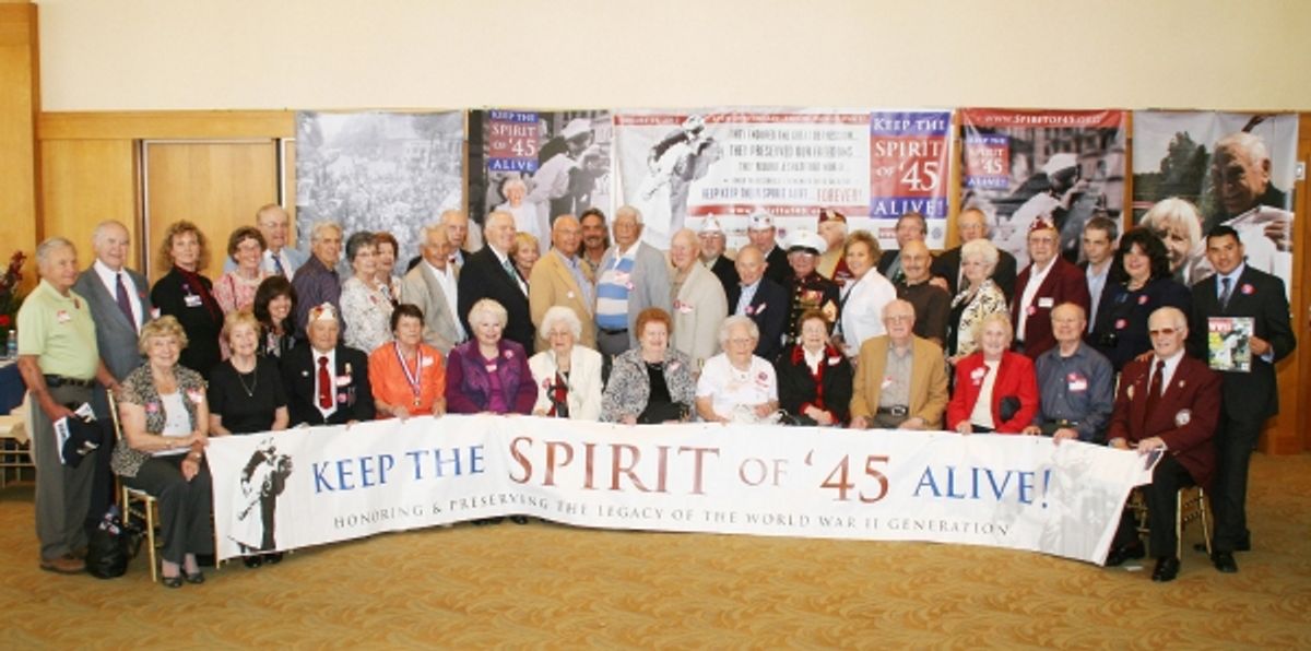 Class of 45 - Honored Guest Vets of Edith Shain at 