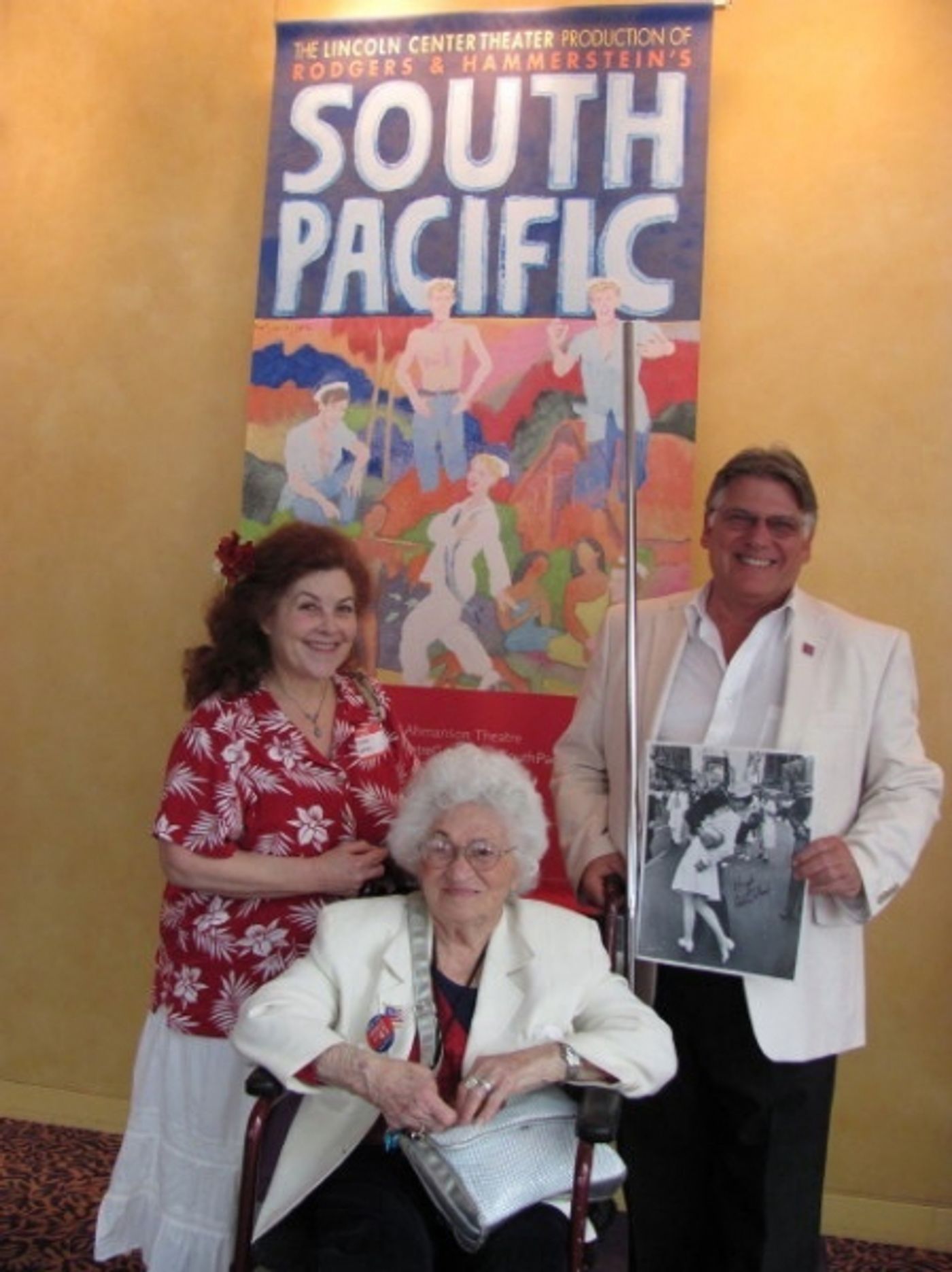 Photo Flash: WWII Veterans Enjoy SOUTH PACIFIC as Guests of Times Square Nurse  Image