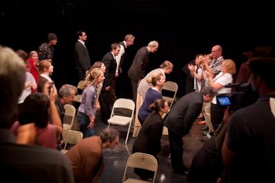 Helen Hunt with the Cast of OUR TOWN Photo