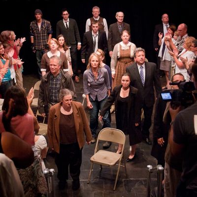 Helen Hunt with the Cast of OUR TOWN Photo