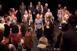 Helen Hunt with the Cast of OUR TOWN Photo