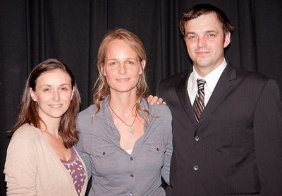 Jennifer Grace, Helen Hunt, and James McMenamin Photo