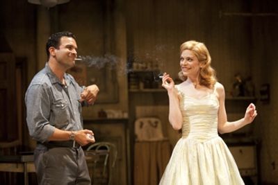 Gretchen Egolf (Blanche DuBois) and Brian Keane Photo