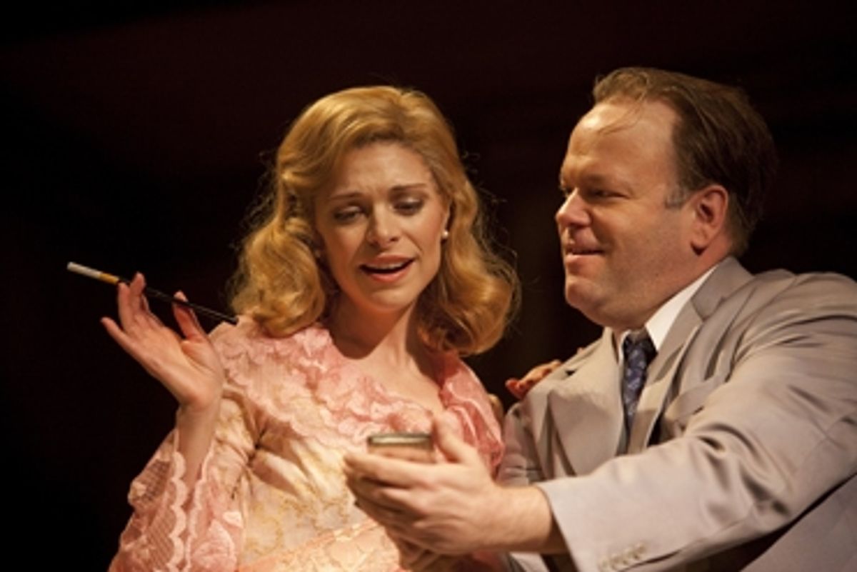 Gretchen Egolf (Blanche DuBois) and Brian Keane  at 