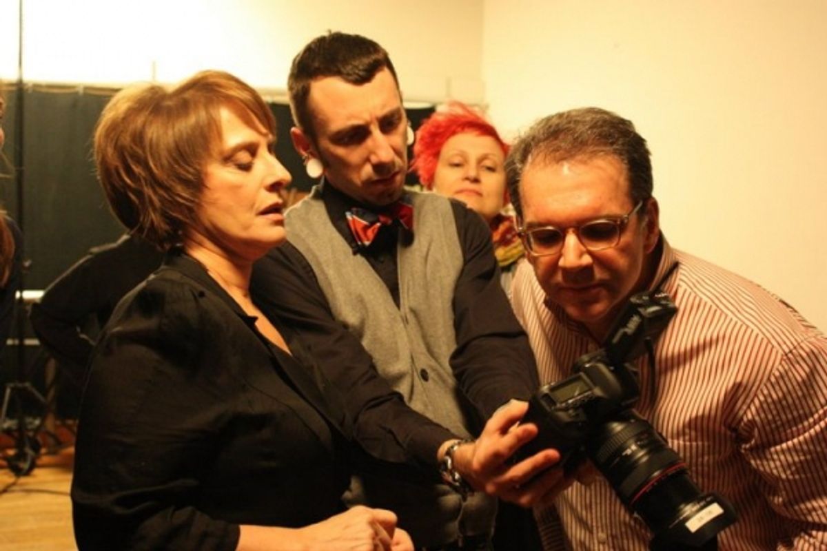 Patti LuPone during Cover Shoot at 