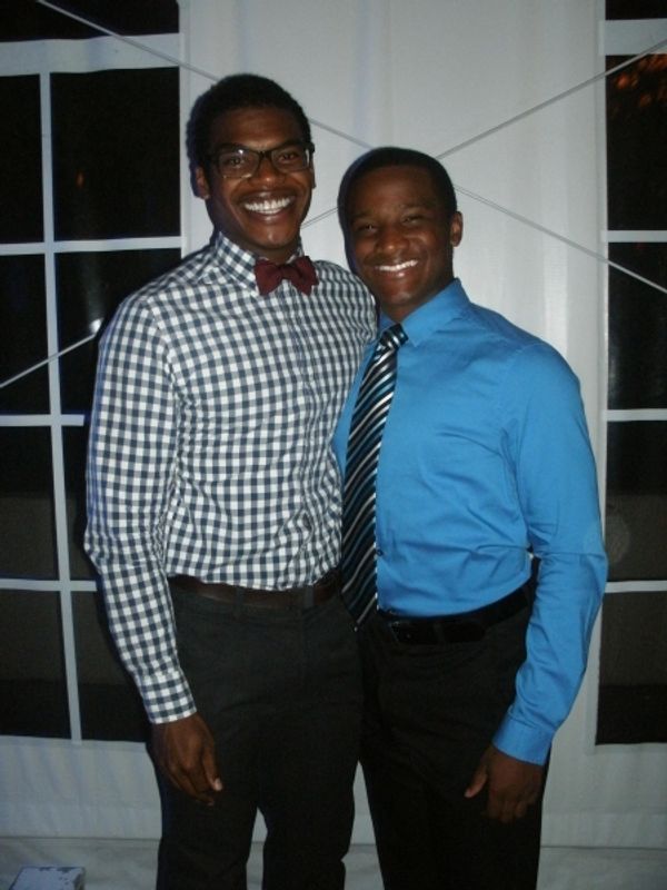 Max Kumangai and Melvin Brandon Logan Photo