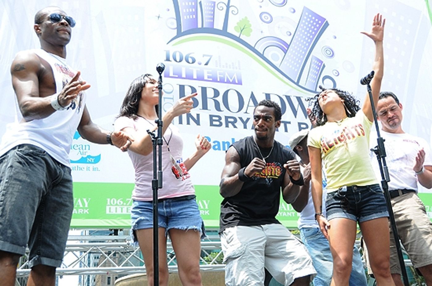 Photo Coverage: PROMISES, HEIGHTS et al. Play Broadway in Bryant Park, 7/8  Image