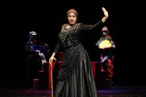 Ivanesa Cabrera with Indira Valdes (Entourage) and Leandro Sen (Entourage).  Photo