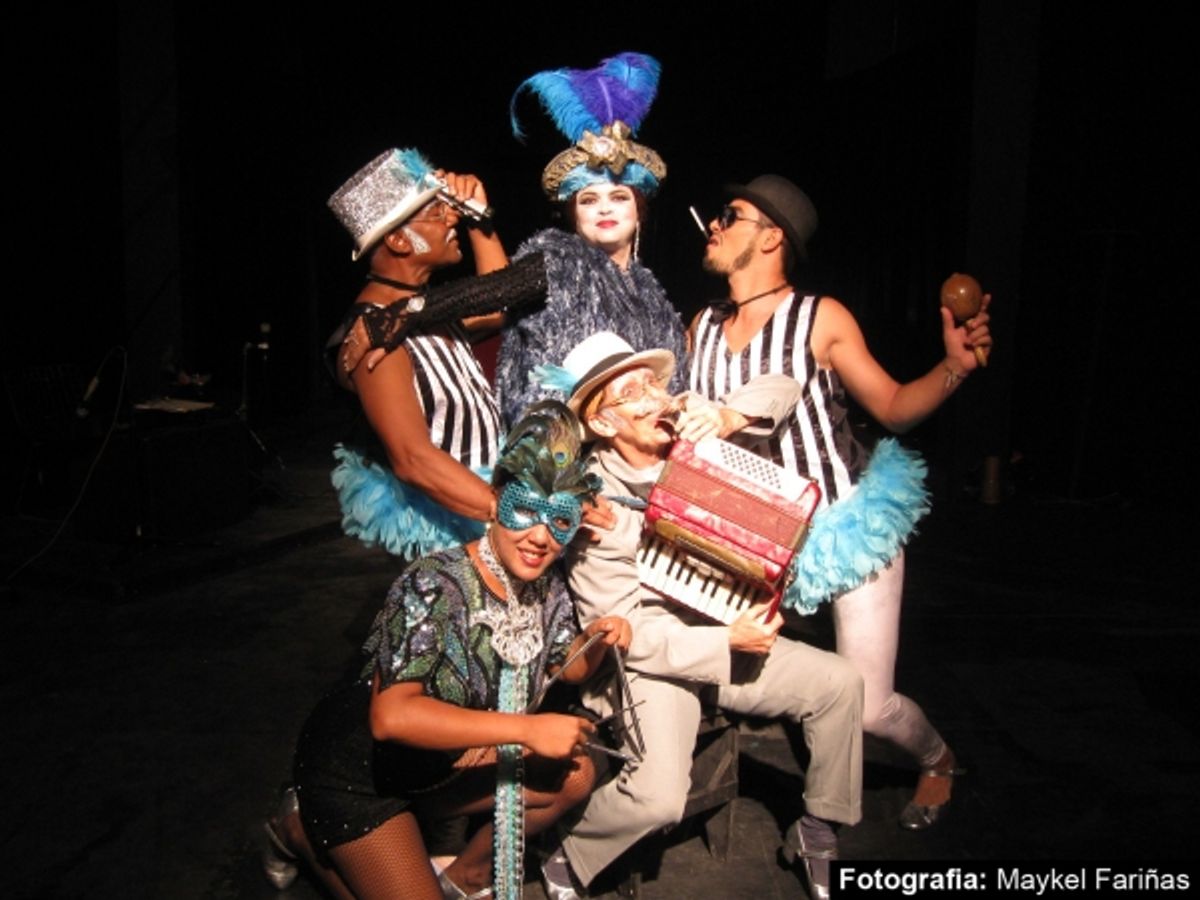  Ivanesa Cabrera (Clara Zajanin), Leandro Sen (Entourage), Dania Aguerreberez (Old Town Musician), Indira Valdes (Matilde) and Carlos Cruz at 