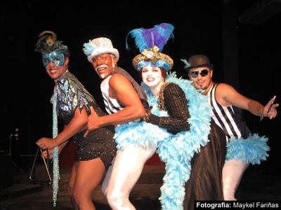 Indira Valdes (Matilde), Carlos Cruz (Station Chief), Ivanesa Cabrera (Clara Zajanin) Photo