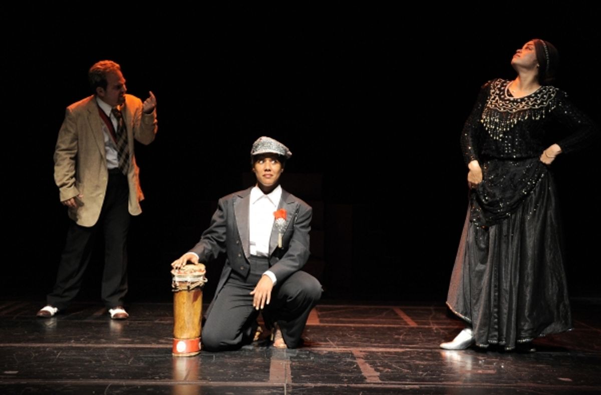 Ivanesa Cabrera (Clara Zajanin), Indira Valdes (Entourage) and Alejandro Alfonzo at 