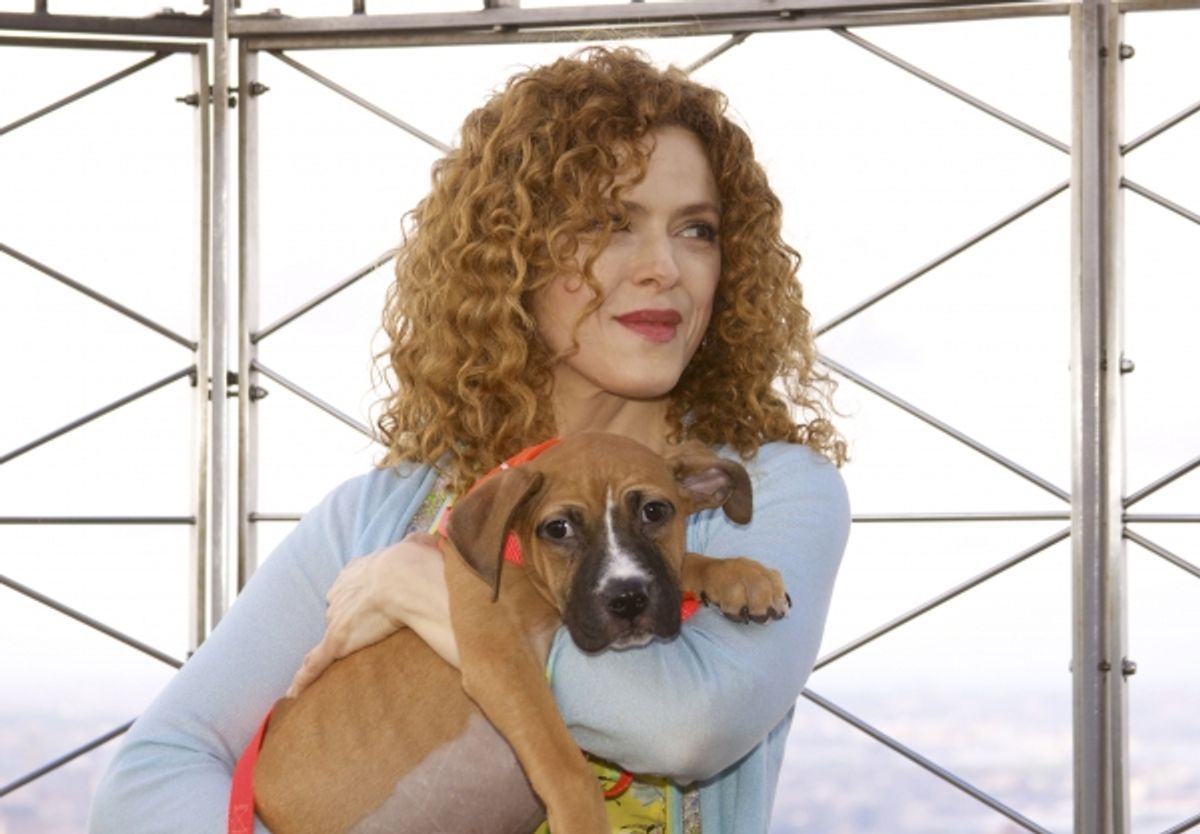 Bernadette Peters & Goldie at 