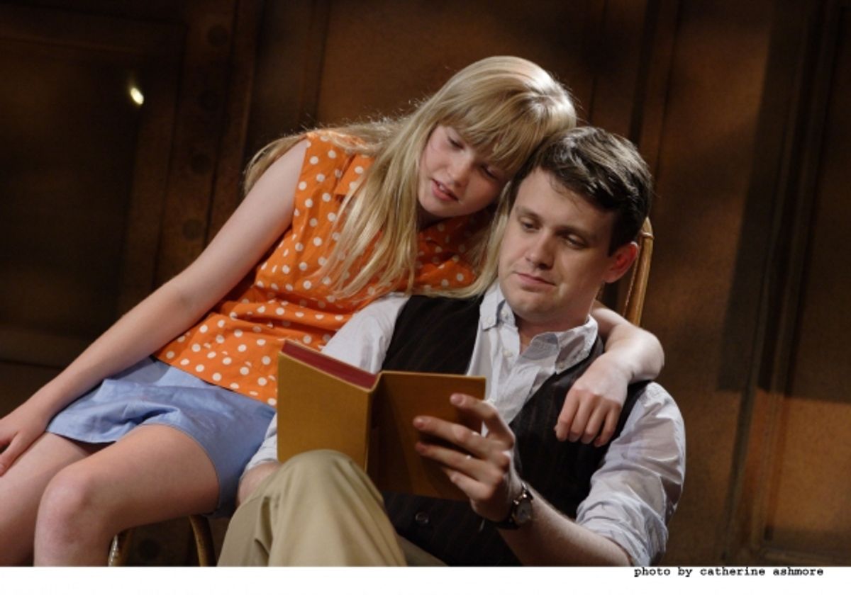 Ellie Bamber and Michael Arden at 