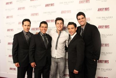 Jeff Leibow, Devin May, Disney-star David Henrie, Rick Faugno, Peter Saide Photo