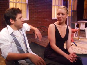 Dustin Morris and Julia Heynen @ BroadwayWorld Dustin Morris and Julia Heynen Photo